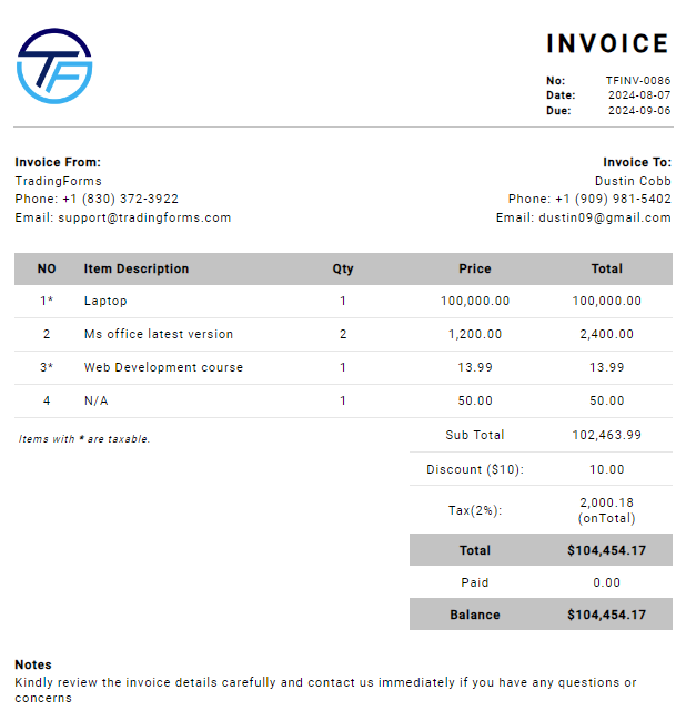 Smart Invoice Pro